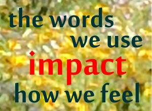 the words we use impact how we feel