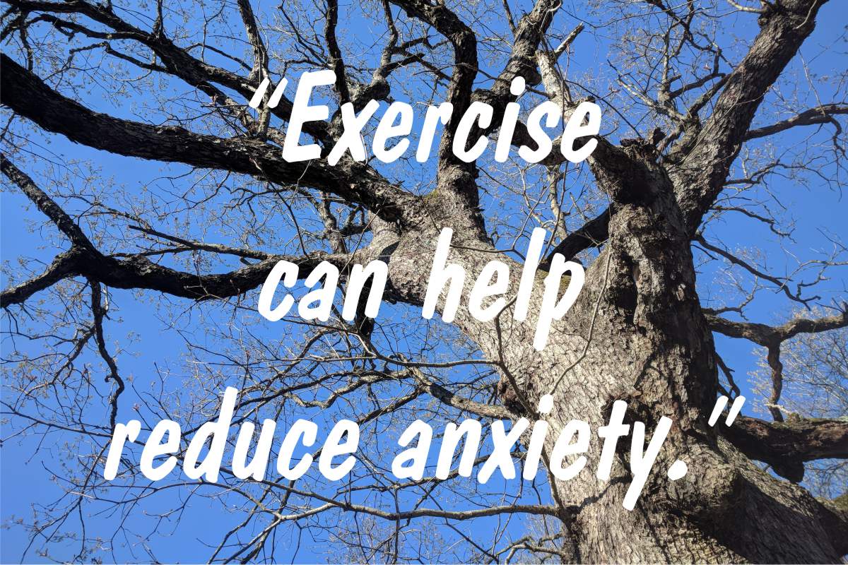 Coping statement #14: “Exercise can help reduce anxiety.”