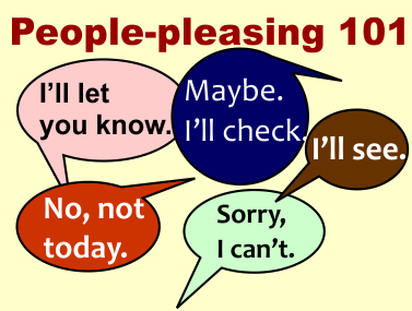 People-pleasing 101